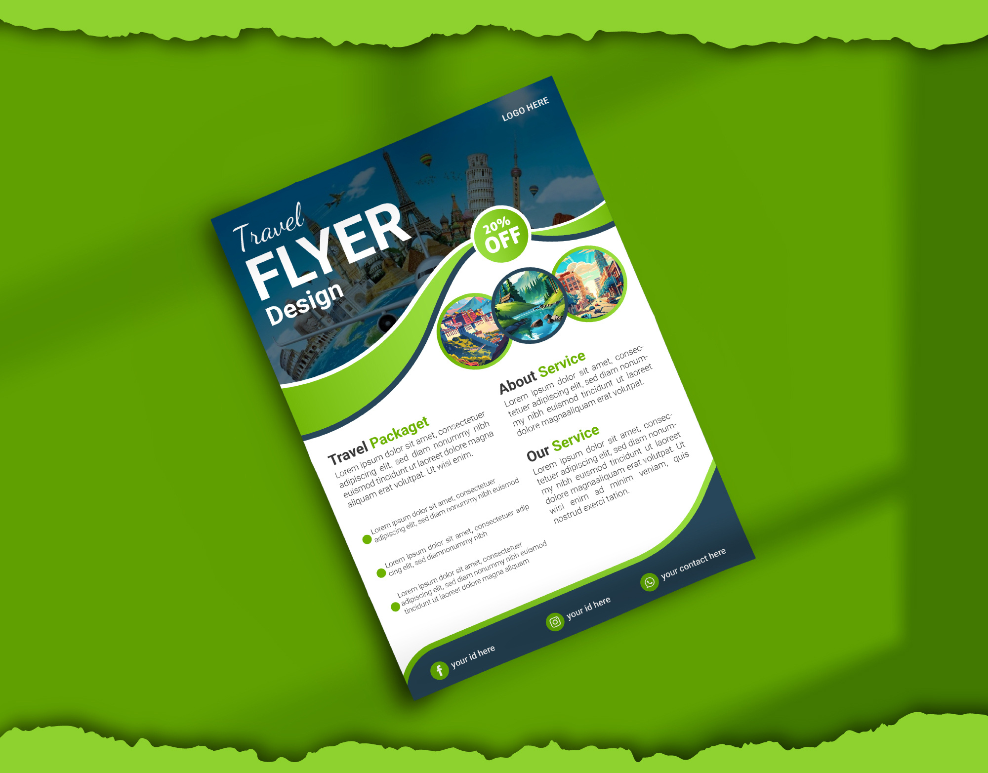 Flyer Design For Travel Agency advertising design branding business flyer creative flyer flyer design graphic design marketing design modern flyer print design promotional flyer tourism design travel flyer travel marketing
