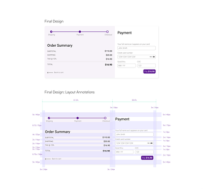 Payment Form Design by Vic Kalchev on Dribbble
