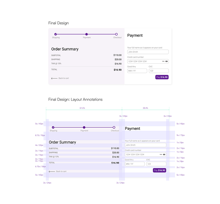 Payment Form Design by Vic Kalchev on Dribbble