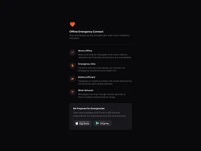 Dark Features List 🧡 design feature features landing landing page list minimal saas ui web design