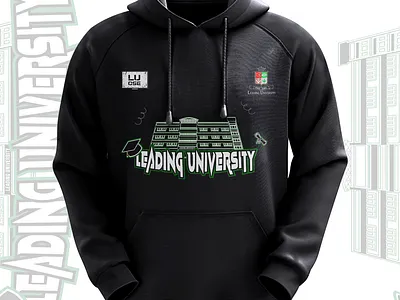 Hoodie Design for an University design graphic design hoodie design illustration print typography vector