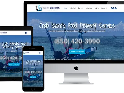 Destin Web Designs - Boat Food Delivery Web Design destin graphic design local seo logo reputation management seo web design web development web hosting