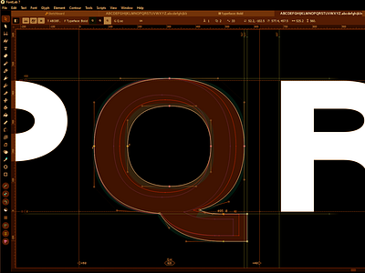 Type Design 38 2d art artwork design font fontlab graphic design lettering modern type design typeface typography vector