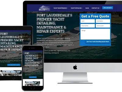 Destin Web Designs - Yacht Detailing Web Design destin