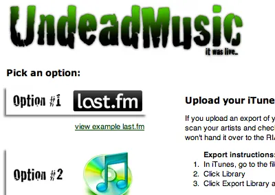 undead music amateur api music