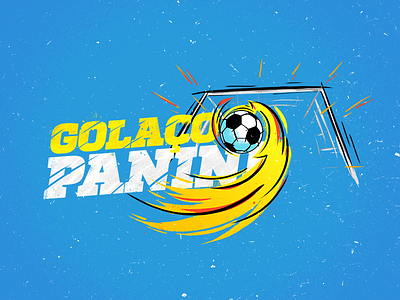 Golaço Panini Logo art direction branding color creative design game graphic design illustration logo soccer