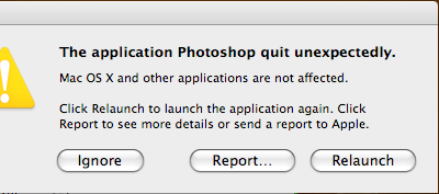 My Latest Proj....oh wait. application crash error latest project photoshop quit
