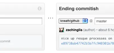 Commitish compareview github