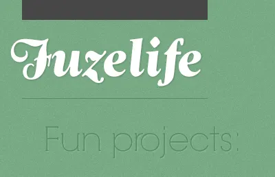 fuzelife again goudy green noise swash