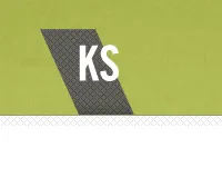 KS green pattern redesign trade gothic