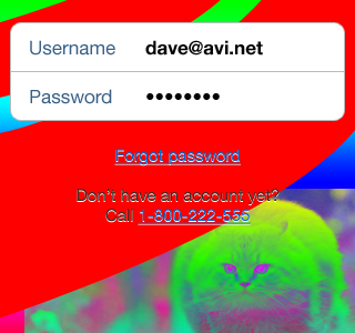 Worst sign in screen ever fun hovercat joke lol
