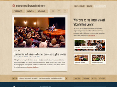 ISC Homepage brown condensed maroon paper texture