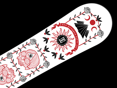 Illustration Deck Design for DC Snowboards branding design graphic design illustration snowboard vector