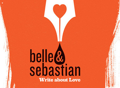 Dribbble Belle Sebastian adobe illustrator belle and sebastian design gig posters heart illustration love music art pen posters screenprint silkscreen strawberryluna typography