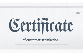 A little facebook thingy for Nicereply certificate facebook textured