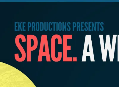 Uni project on space blue dark space uni