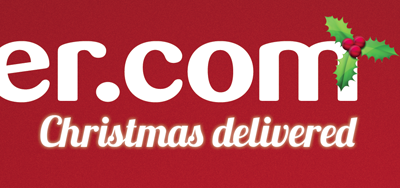 Chistmas delivered branding christmas illustration logo typography
