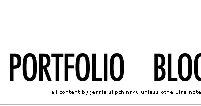 Site Layout basic black text white