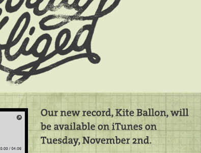 Nobility Obliged website sneak peak layout type web