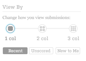 Meaningless Teaser buttons circles grey icons uiux white