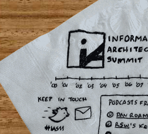 IA Summit 2011 Napkin ias iasummit