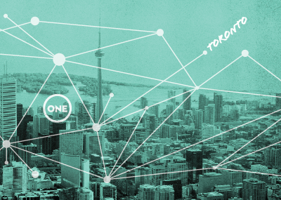 ONE Toronto Promo Card geometry print