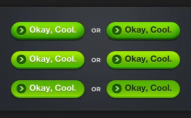 3D Button 3d button dustin curtis green rebround