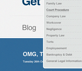 Blog + Dropdown Nav blog noise text shadow texture