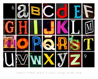 NYC Times Square Typography Poster print type typography