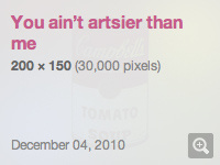 You ain't artsier than me
