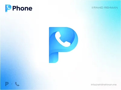 Letter P + Dial Call logo . a b c d e f g h i j k l m call logo connection creative logo design for sale icon logo logotype modern logo monogram n o p q r s t u v w x y z phone logo symbol talk telecom telephone telephony unused virtual