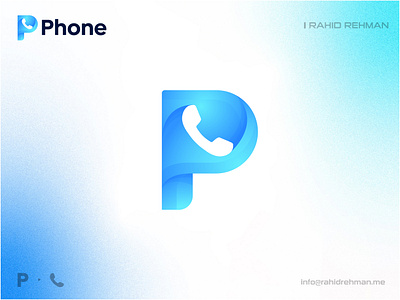 Letter P + Dial Call logo . a b c d e f g h i j k l m call logo connection creative logo design for sale icon logo logotype modern logo monogram n o p q r s t u v w x y z phone logo symbol talk telecom telephone telephony unused virtual