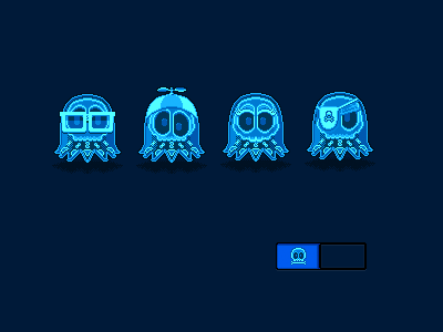 Anatomy Of A Ghost blinky clyde ghosts inky nerds pacman pinky pixel pixel art x ray