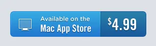 Available on the Mac App Store blue button sharp