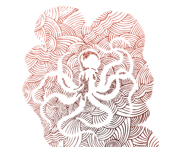 Octopus Scribbble lines octopus pen scribble vector