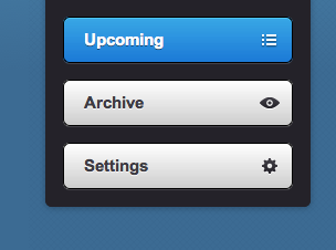 CSS3 Buttons blue clean css3 sharp