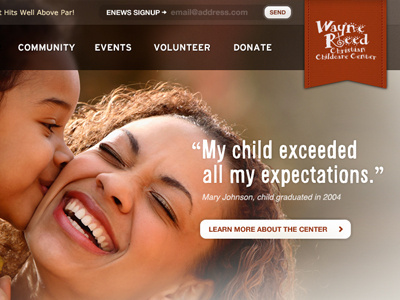 Nonprofit Masthead + Header alsina button form interstate nashville nonprofit photography red ribbon warm