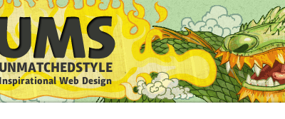 UMS Header Preview. V2 dragon header illustration