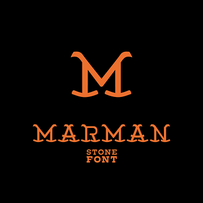 MARMANSTONE FONT cowboy font typeface typography vaquero western