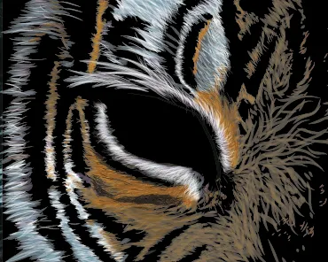 Screen Shot 12.42.00 Pm illustration illustrator tiger vector