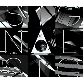 SIGNALSIGNAL anim animated colorful geometry gif typography weird