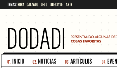 Dodadi black dodadi league gothic navigation redesign white