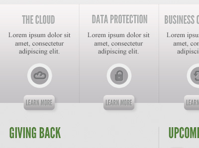 A lot of Grayscale gray green icons website