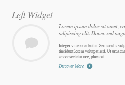 Text Widget cms conten content layout typography