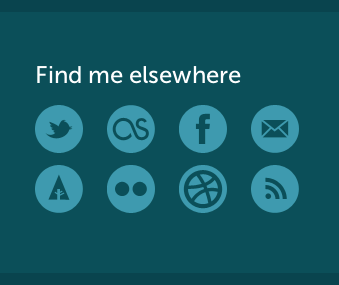 Social footer blue circles gedy rivera social