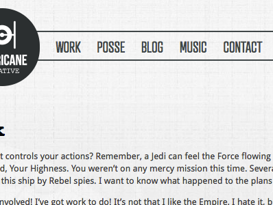 Work in progress.. grey minimal portfolio star wars