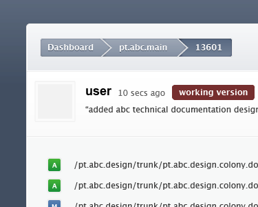 Illustrator, SVN Commit View breadcrumbs commit illustrator navigation svn versions