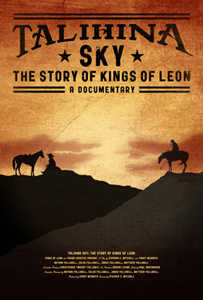 Kings of Leon Poster documentary music orange poster rock texture type yellow