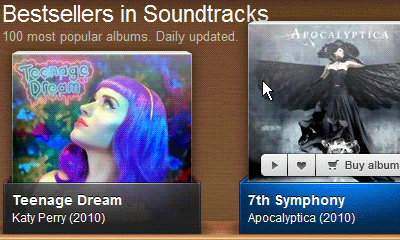 cover-hover animated demo ui