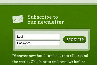 Form button footer form